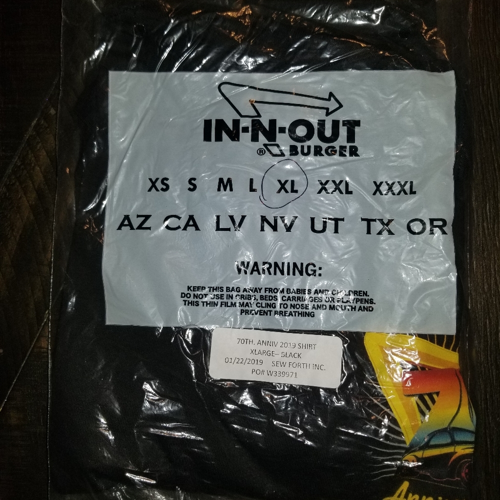 In-N-Out  70th Anniversary 2019 Shirt
